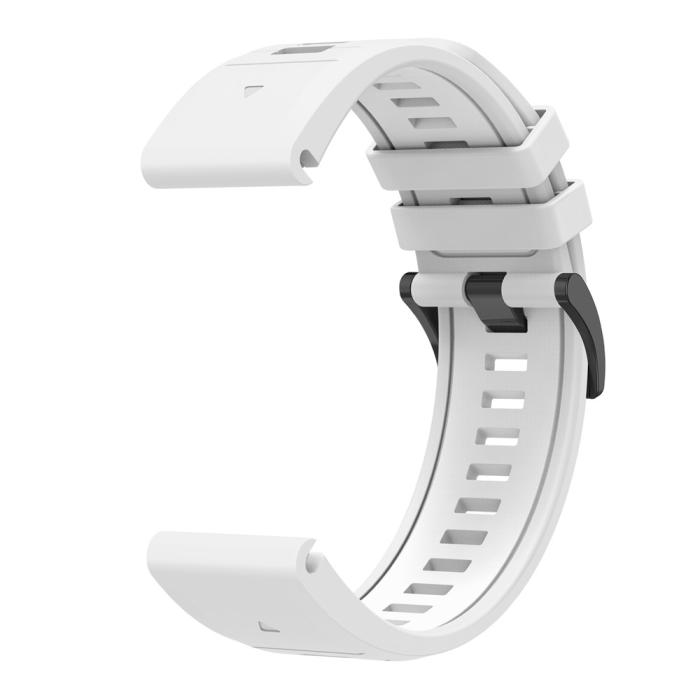 Bild 3,  Garmin Fenix 26 mm Armband Quick Release Silikon Vit