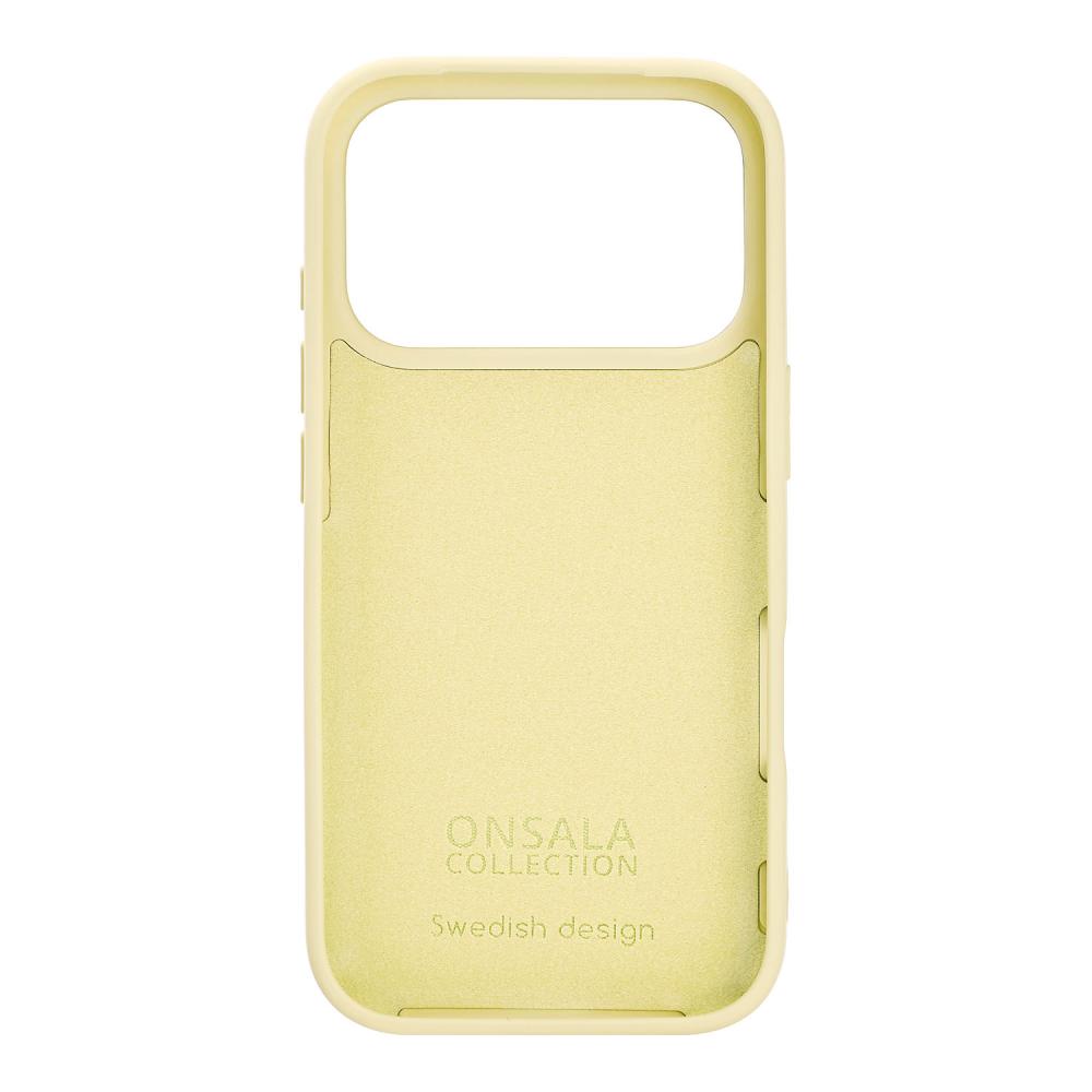 Onsala Onsala iPhone 17 Pro Mobilskal Med Silikonkänsla Lemon