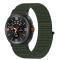  Galaxy Watch 8 46/44/40 mm Armband Nylon Loop Militär Grön