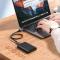  50cm 100W PD Thunderbolt 3/4 Kabel USB-C - USB-C 8K/60Hz Svart