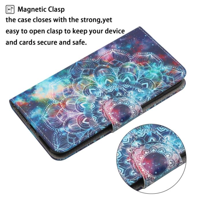 Bild 4,  Xiaomi Redmi 10C Fodral Med Tryck Galaxy Mandala