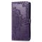  Samsung Galaxy S24 Fodral Mandala Tryck Lila