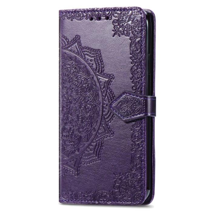 Bild 5,  Samsung Galaxy S24 Fodral Mandala Tryck Lila