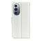  Motorola Edge 30 Pro Fodral Litchi Textur Vit