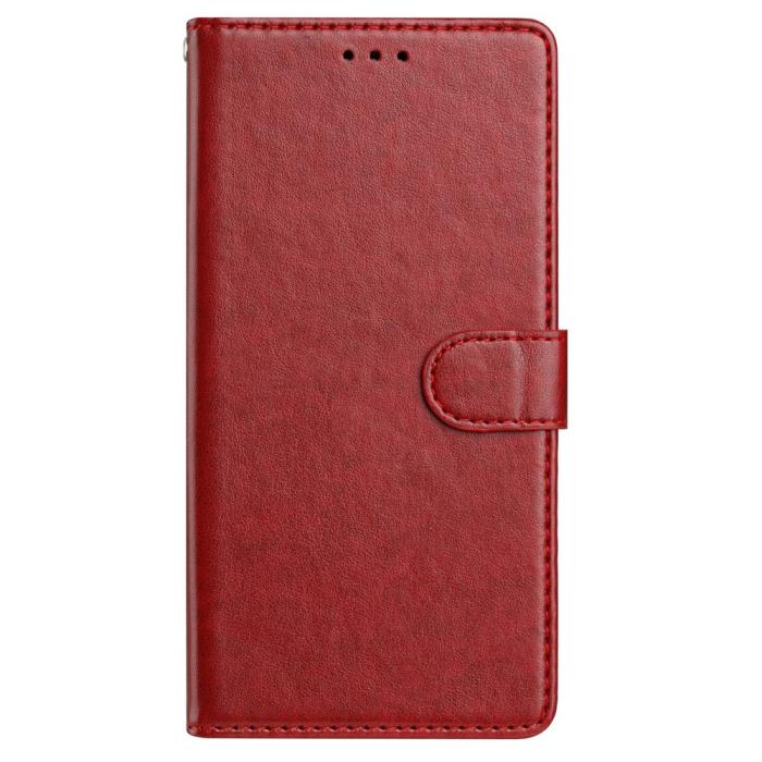 Bild 5,  Samsung Galaxy A07 Fodral Läder Röd