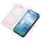  Samsung Galaxy S25 FE Fodral Med Tryck Rosa Marmor