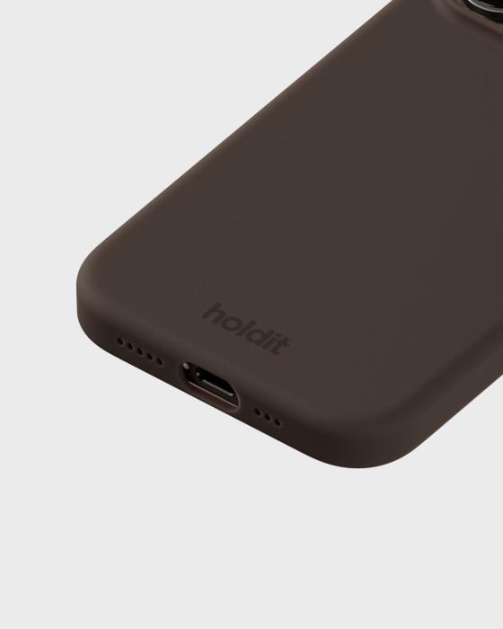 Bild 3, holdit holdit iPhone 15 Pro Mobilskal Silikon Chocolate