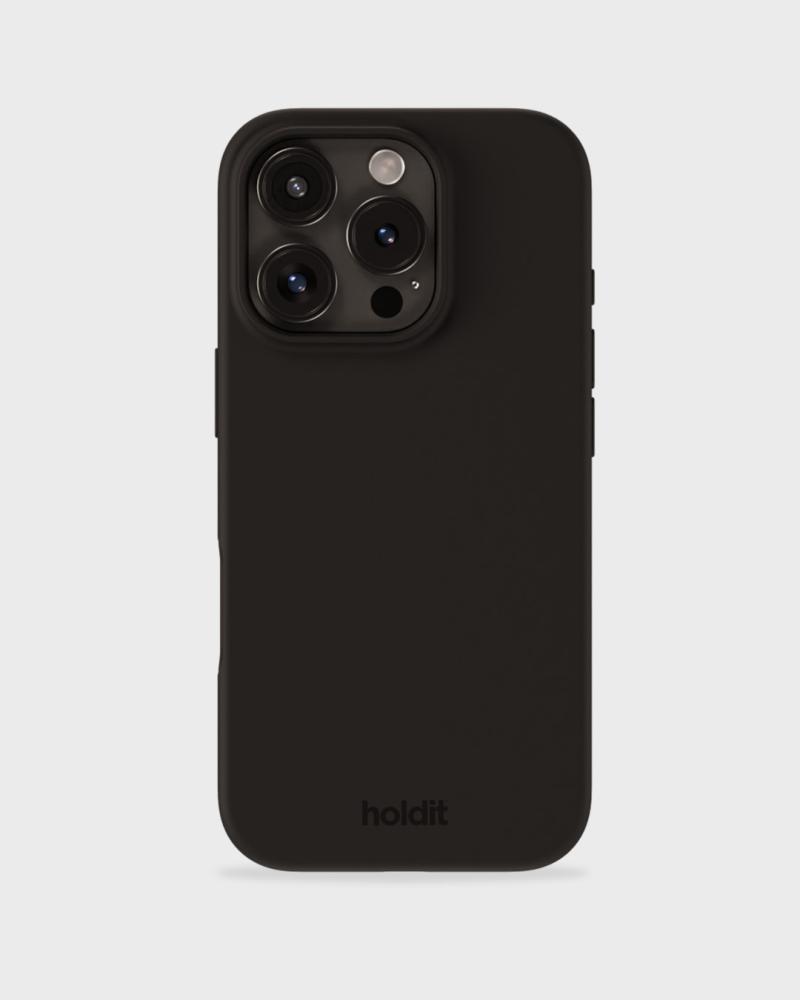 holdit holdit iPhone 16 Pro Mobilskal Silikon Svart
