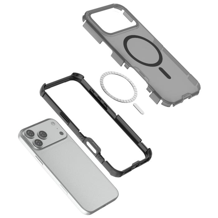 Bild 4,  iPhone 17 Pro Max Skal MagSafe Shockproof Hybrid Vit