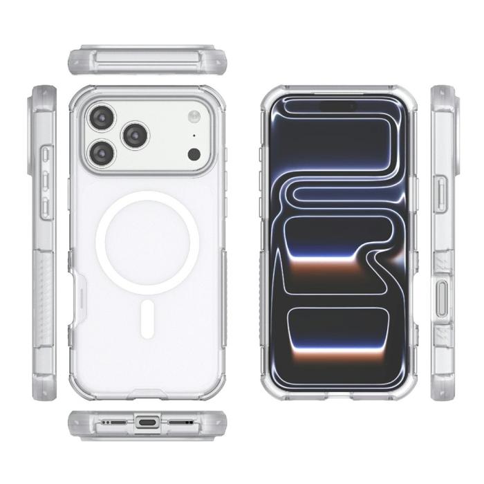 Bild 5,  iPhone 17 Pro Max Skal MagSafe Shockproof Hybrid Vit