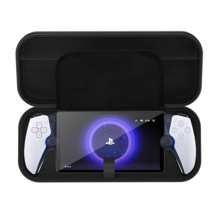 Bild 4, AOLION AOLION Sony PlayStation Portal Skyddsfodral Reseväska Grå