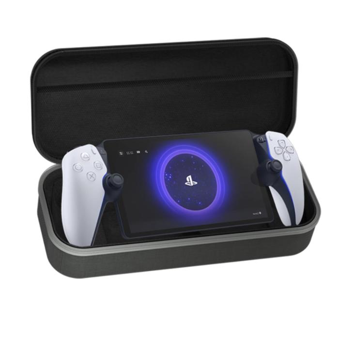 Bild 5, AOLION AOLION Sony PlayStation Portal Skyddsfodral Reseväska Grå