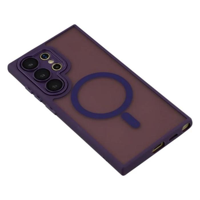 Bild 4, WANLONFENG WANLONFENG Galaxy S26 Ultra Skal MagSafe Shockproof Lila