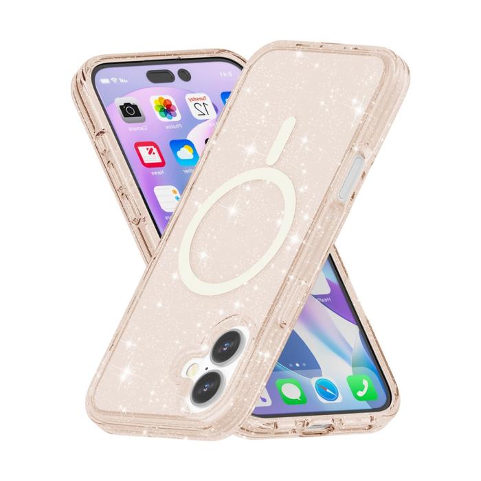 Bild 4,  iPhone 17 Skal MagSafe Hybrid Glitter Guld