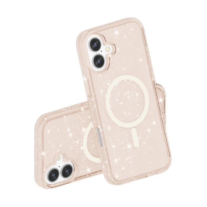 Bild 5,  iPhone 17 Skal MagSafe Hybrid Glitter Guld