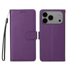  iPhone 17 Pro Max Fodral RFID L&auml;der Lila