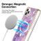  iPhone 15 Pro Skal MagSafe Marmor Lila