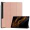  Samsung Galaxy Tab S9 Ultra Fodral Tri-Fold Läder Roséguld
