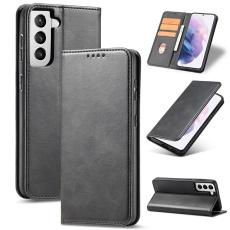  Samsung Galaxy S21 Plus - L&auml;der Flip Fodral - Svart