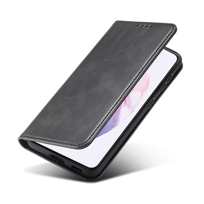 Bild 3,  Samsung Galaxy S21 Plus - Läder Flip Fodral - Svart