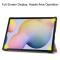  Samsung Galaxy Tab S7 Plus / Tab S8 Plus Tri-Fold S-Pen Laddning Roséguld
