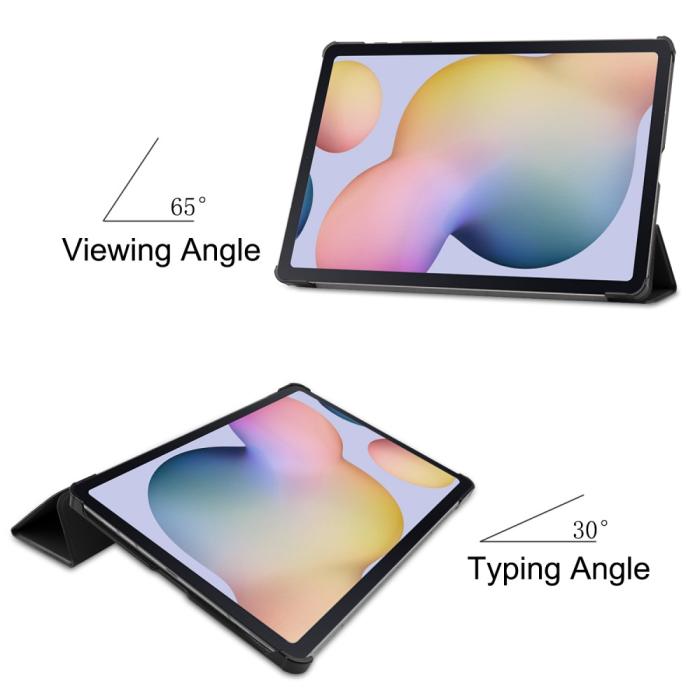 Bild 3,  Samsung Galaxy Tab S7 Plus / Tab S8 Plus Tri-Fold S-Pen Laddning Svart