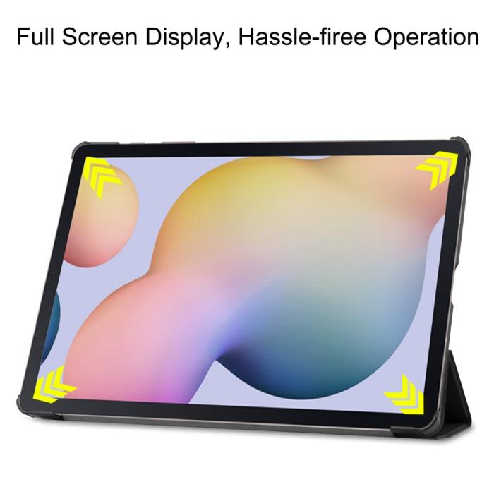 Bild 4,  Samsung Galaxy Tab S7 Plus / Tab S8 Plus Tri-Fold S-Pen Laddning Svart