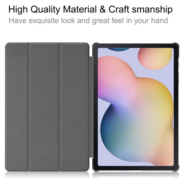 Bild 5,  Samsung Galaxy Tab S7 Plus / Tab S8 Plus Tri-Fold S-Pen Laddning Svart
