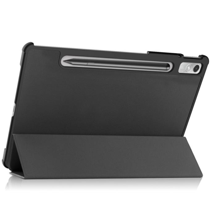 Bild 4,  Lenovo Tab P11 Pro Gen 2 Fodral Tri-Fold Läder Svart