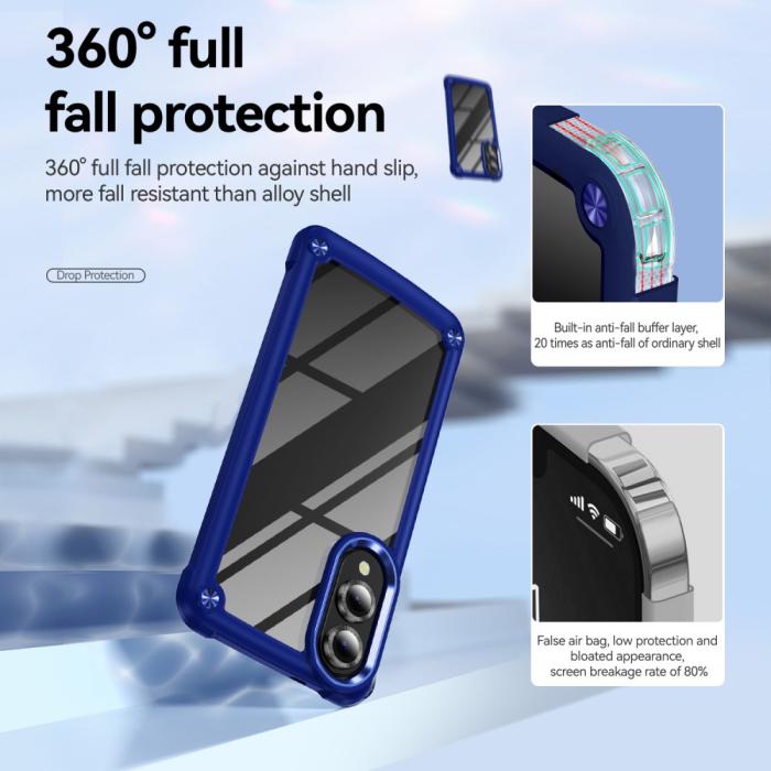 Bild 6,  Samsung Galaxy S25 Edge Skal Xtreme Shockproof Hybrid Blå