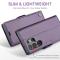CASEME CASEME Galaxy S24 Ultra Fodral Slim Litchi Läder Lila