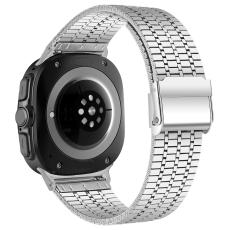  Galaxy Watch 8 46/44/40 mm Armband Rostfritt St&aring;l Silver
