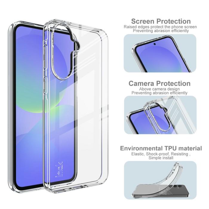 Bild 5, IMAK IMAK Smasung Galaxy A37 5G Skal Soft TPU Transparent