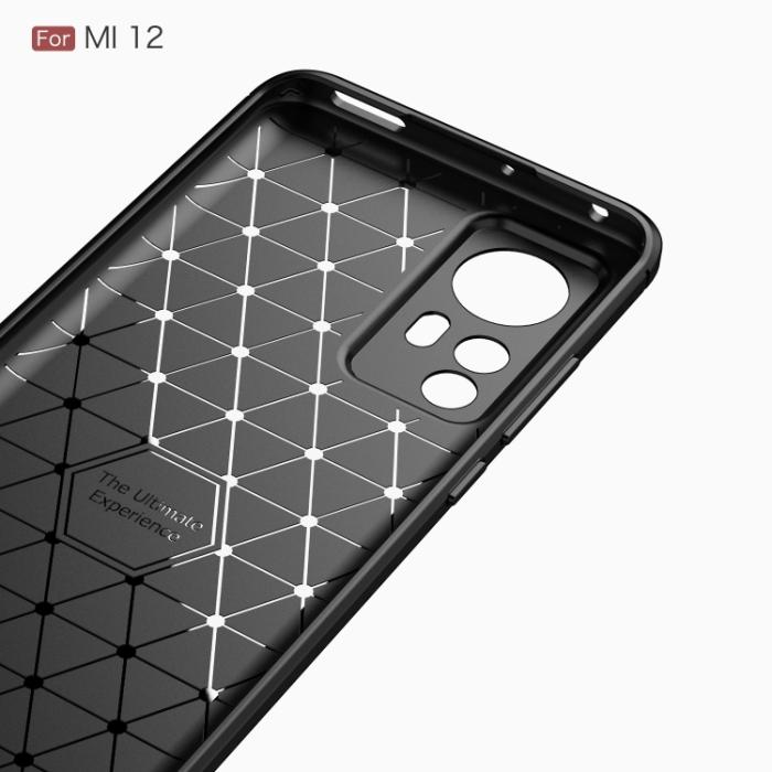 Bild 5,  Xiaomi 12 Skal Borstad Stål Textur Blå