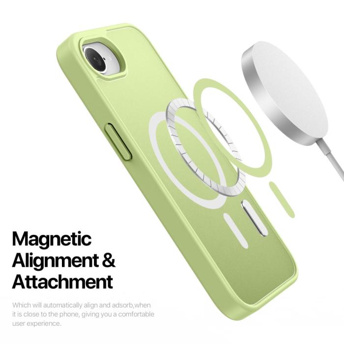 Bild 6, DUX DUCIS DUX DUCIS iPhone 17e/16e Skal MagSafe Yind Series Lime Grön