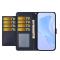 Honor 400 Lite Plånboksfodral Läder Blå