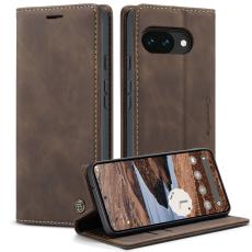 CASEME CASEME Google Pixel 10a Fodral Flip Retro L&auml;der Brun