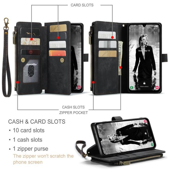 Bild 5, CASEME CASEME Samsung Galaxy A16 Fodral Multifunktionell Svart