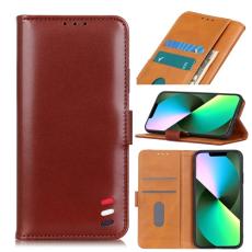  iPhone 14 Fodral Tri-Color Brun