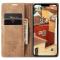 CASEME CASEME iPhone 15 Plus Fodral Flip Retro Läder Brun