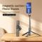  360° MagSafe Tripod Selfie Stick Aluminium 130 cm Svart