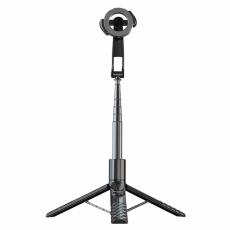  360&deg; MagSafe Tripod Selfie Stick Aluminium 130 cm Svart