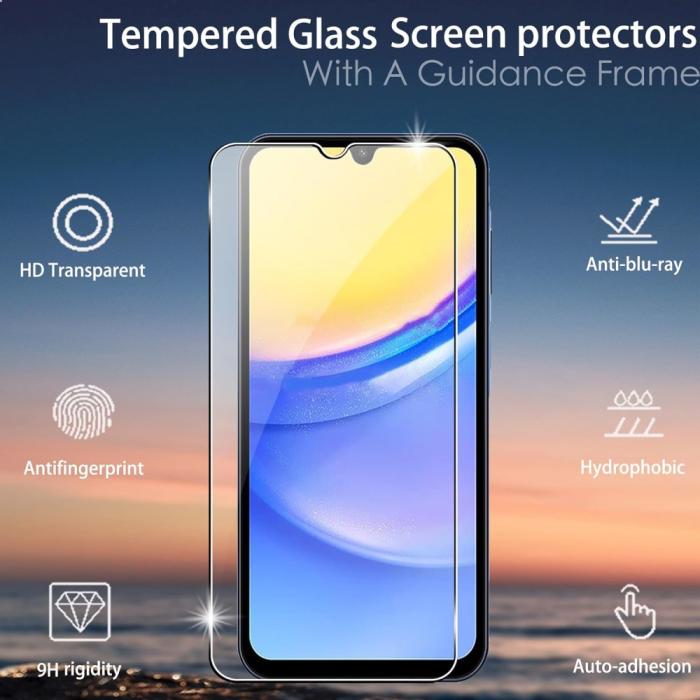 Bild 2,  Samsung Galaxy A55 5G 4-PACK Skärmskydd/Linsskydd