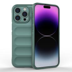  iPhone 15 Pro Max Skal Magic Shield M&ouml;rk Gr&ouml;n