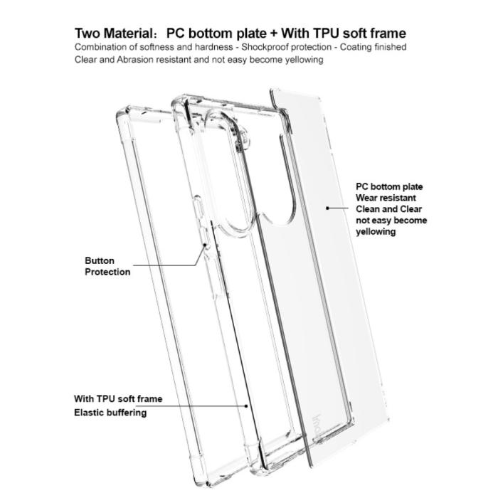 Bild 3, IMAK IMAK Samsung Galaxy Z Fold 6 Skal TPU Transparent