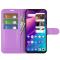  TCL 305 (2022) Fodral Litchi Läder Lila