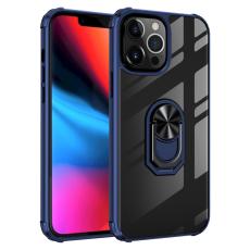  iPhone 13 Pro Max - Shockproof Hybrid Ring Skal - Bl&aring;