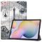  Samsung Galaxy Tab S7 Plus / Tab S8 Plus - Tri-Fold Fodral - Eiffeltornet