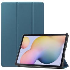  Samsung Galaxy Tab S7 / Tab S8 - Tri-Fold Fodral - M&ouml;rk Gr&ouml;n