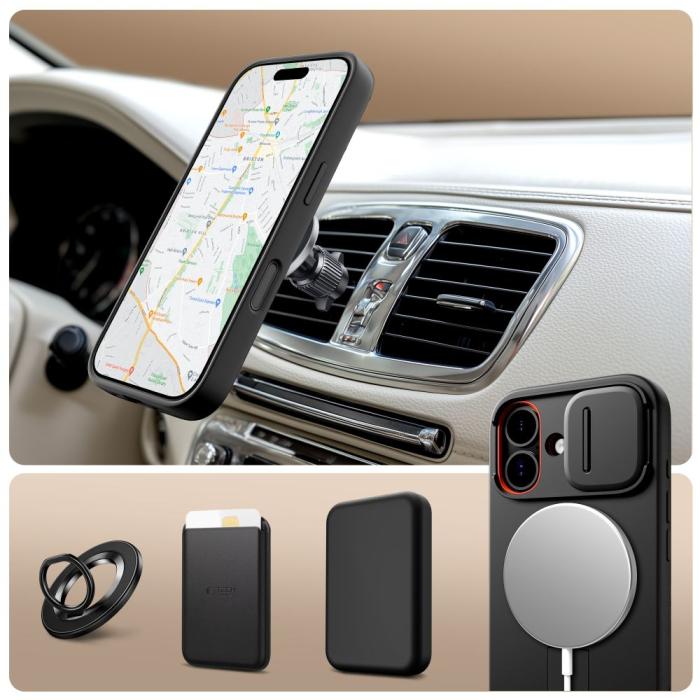 Bild 3, Tech-Protect Tech-Protect iPhone 17 Skal MagSafe Kevlar Aura Svart